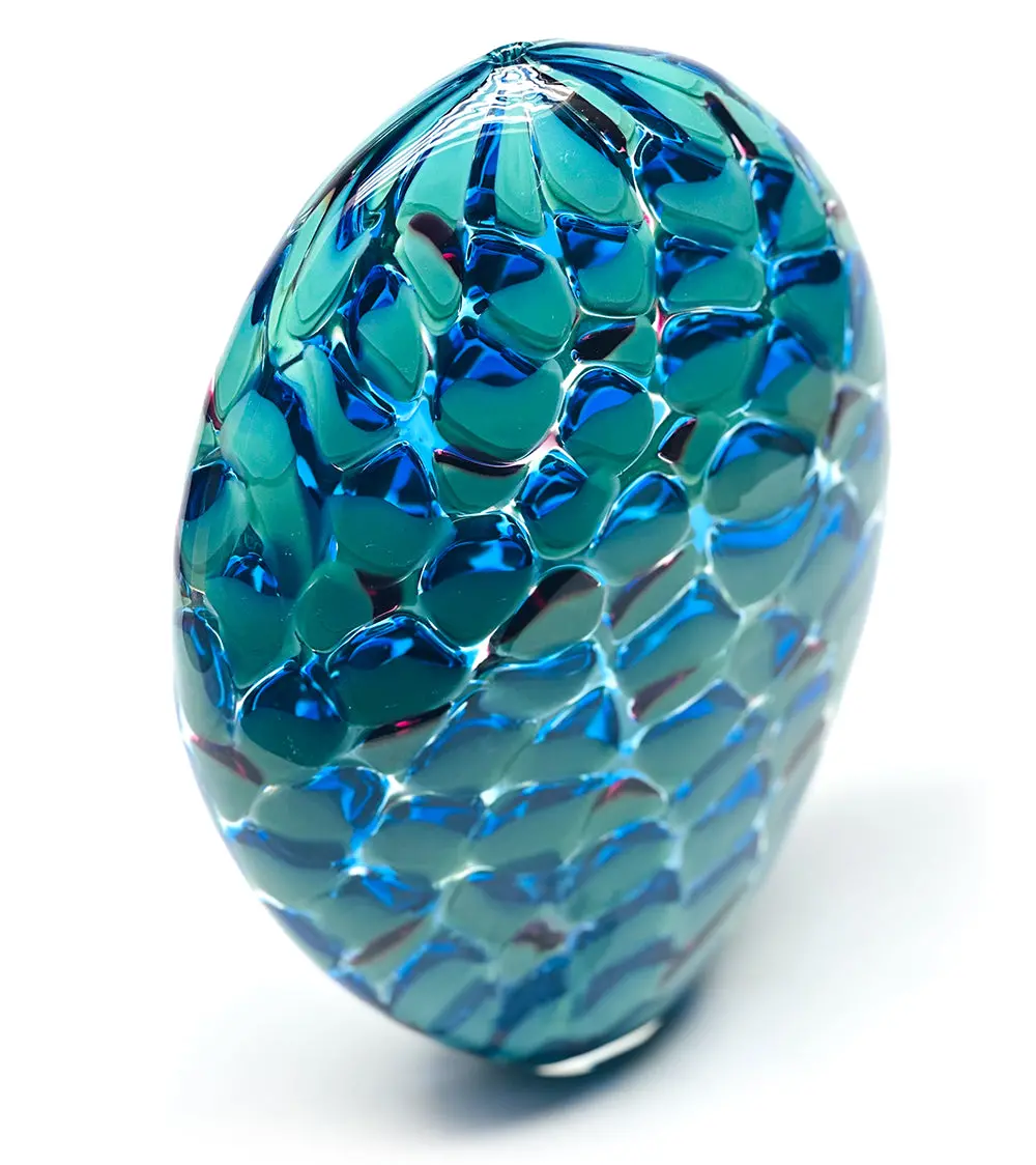 Glass Sculpture "Jade Parrot" By Jonathan Swanz 2