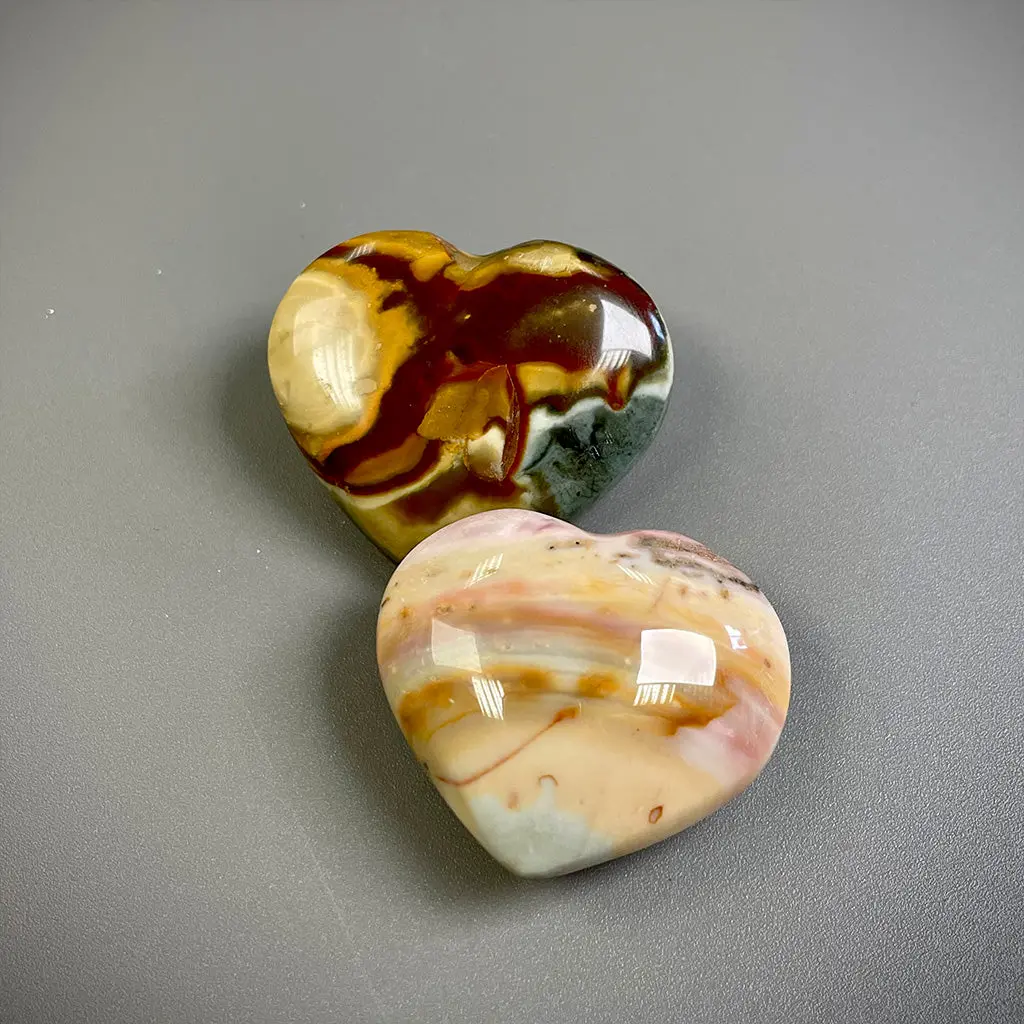 Polychrome Jasper Heart 1