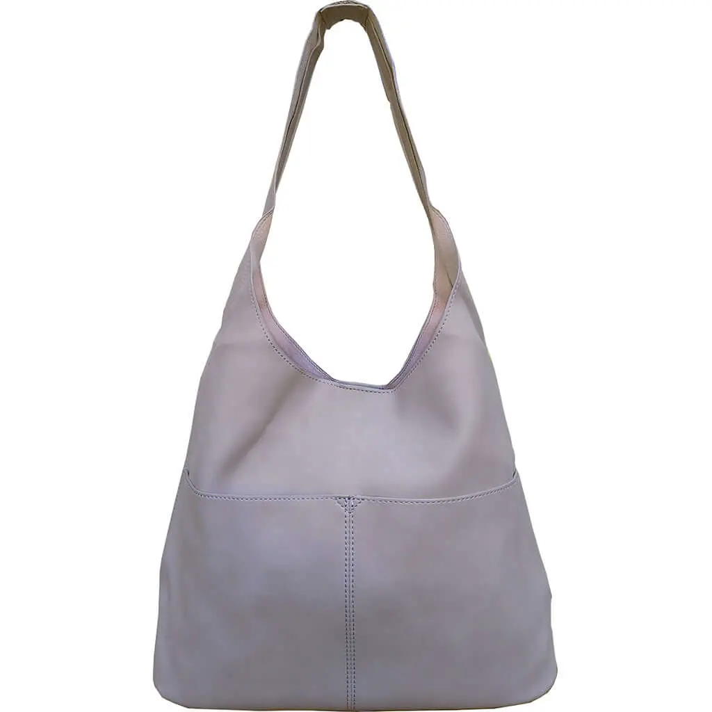Jenny Faux Suede Hobo - Lilac 1