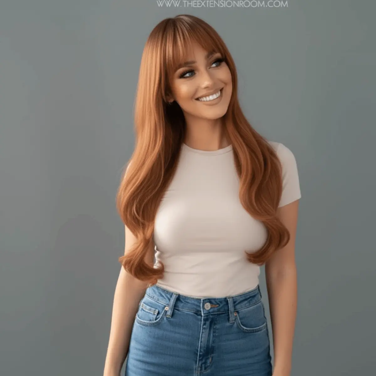 Jordan Auburn Wig With Bangs 1
