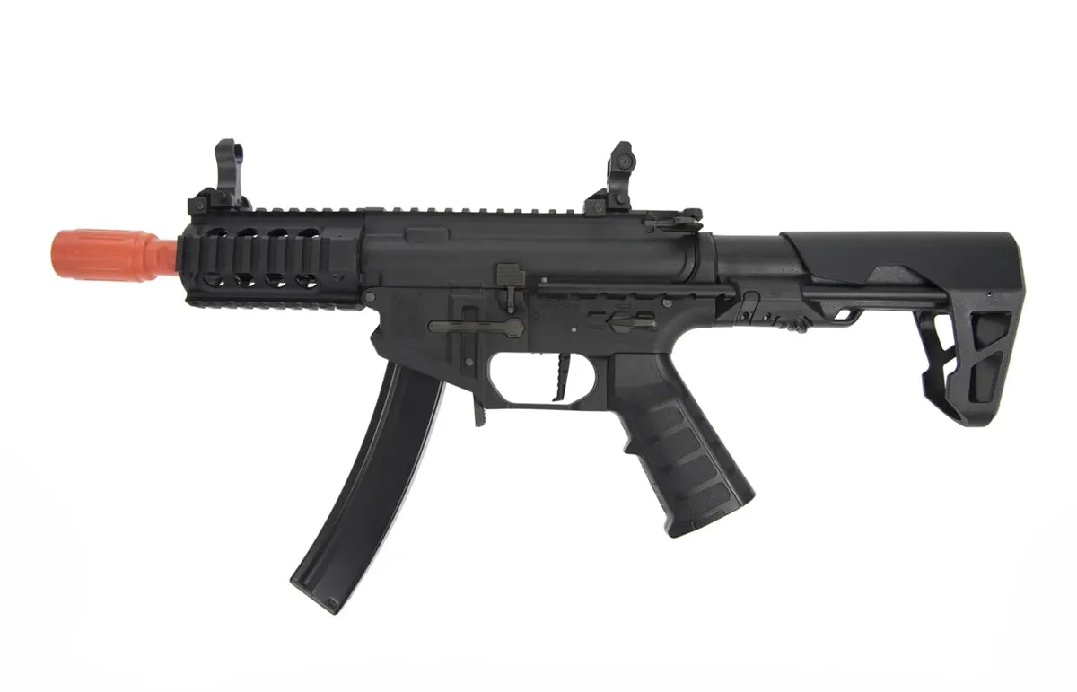 King Arms Pdw Sbr Short Airsoft Aeg - (Blk) 1
