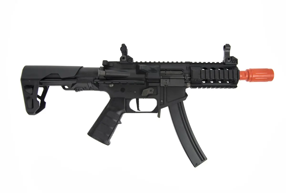 King Arms Pdw Sbr Short Airsoft Aeg - (Blk) 2