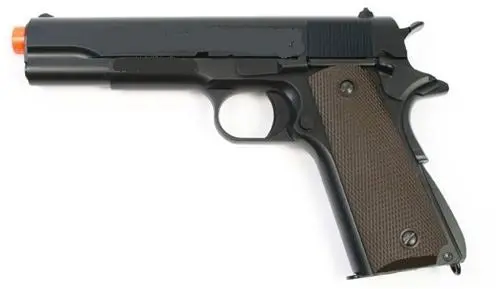 Kjw 1911 Full Metal Semi Auto Gas/Co2 Blowback Pistol 1