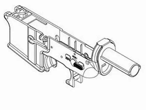 Replacement Lower Receiver For Kwa Km4  Series 1