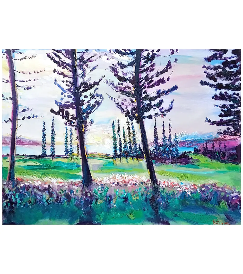 Kapalua Golf Sunset By Kirk Boes 1
