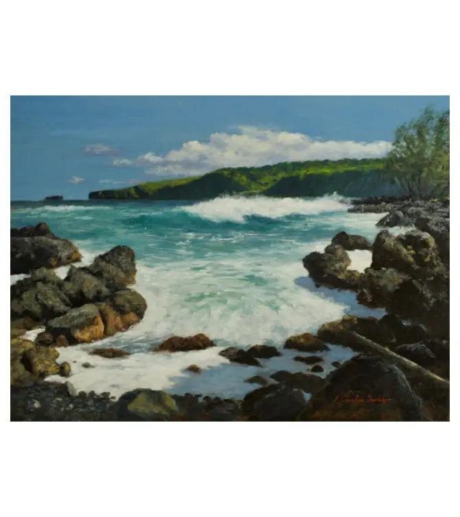 Ke'anae Shore By Christian Snedeker 1