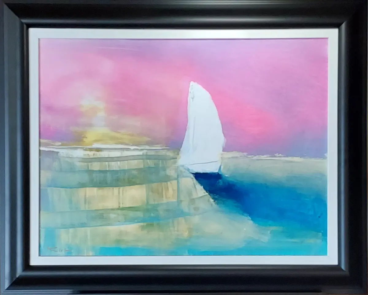Red Skies At Night By Kirk Boes, Framed 1
