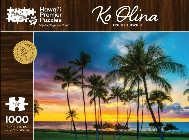"Ko'olina" Wooden Jigsaw Puzzle 1