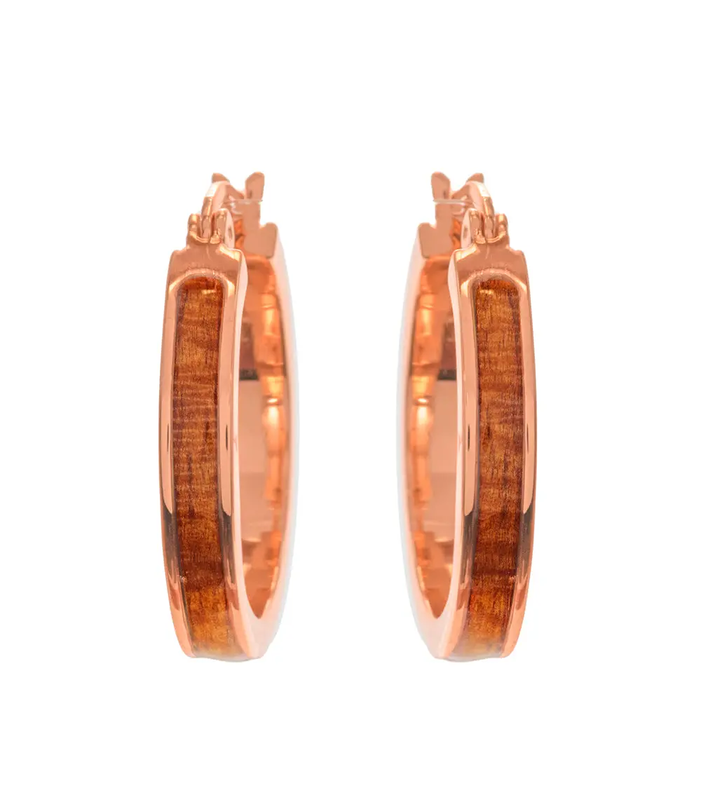 Koa Hoops Earrings 25Mm - Mjhc38267 1
