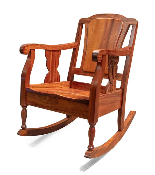 Koele Rocking Chair Solid Wood 1