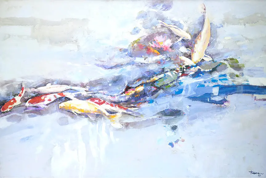 Koi (White Water) By Hiroshi Tagami 1