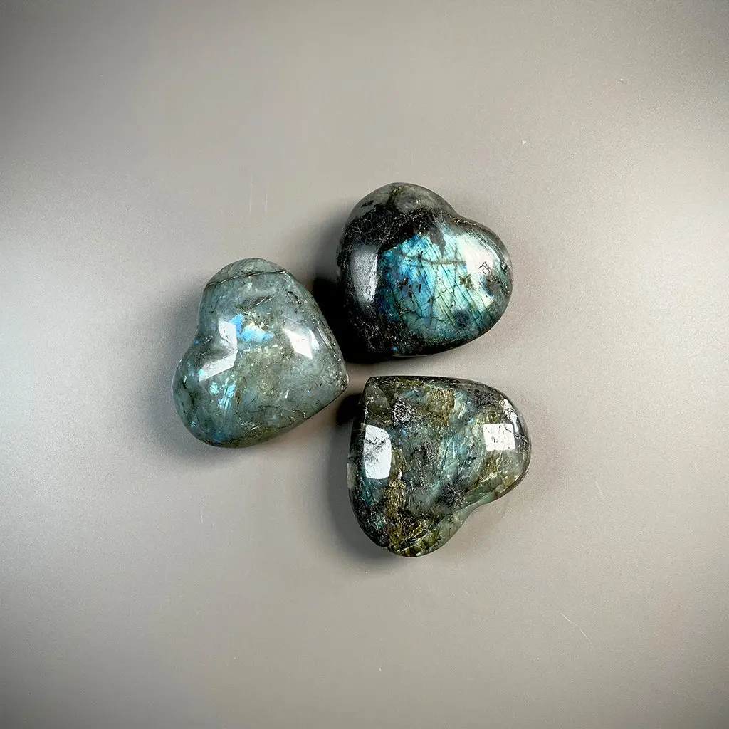 Labradorite Heart Ethically Sourced - Large 2