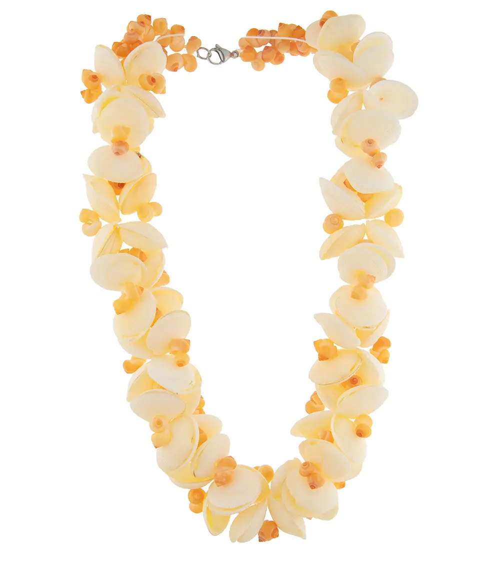 Clam Shell And Pupu Necklace - 44531C 1
