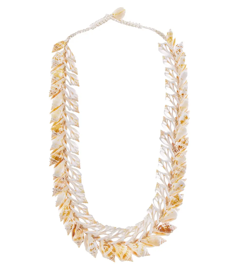 Double-Layer Shell Necklace - 44545C 1