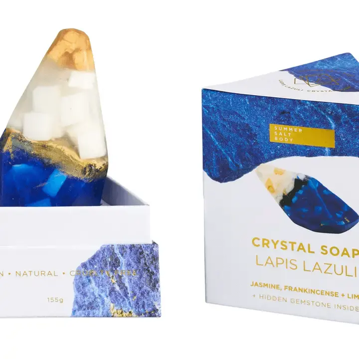 Lapis Crystal Soap – With Hidden Crystal | Summer Salt Body 1