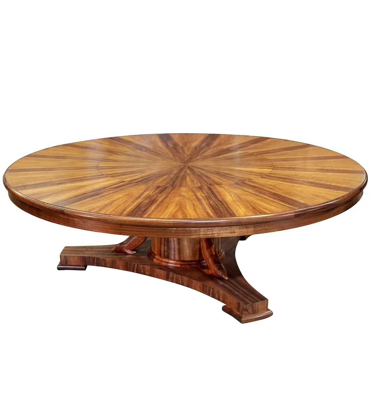Pedestal Dining Table With Lazy Susan 1
