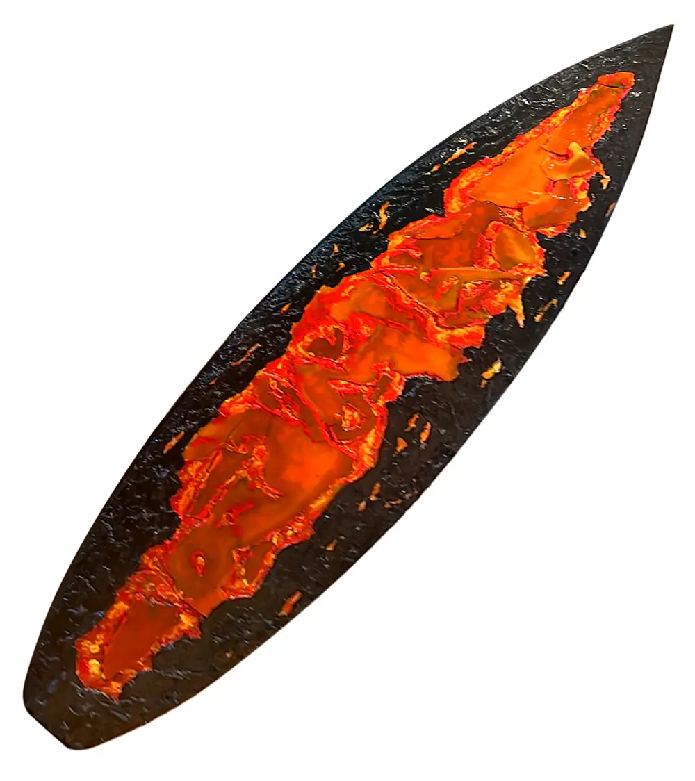 Surfboard "Lava River" By Kimberly Lee 1