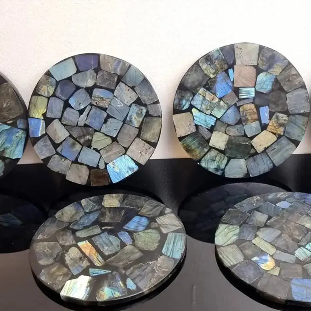 Labradorite Crystal Coaster 1