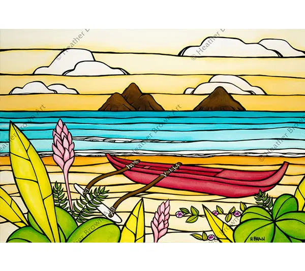 Lanikai Daydream By Heather Brown - Limited Edition Giclee 1