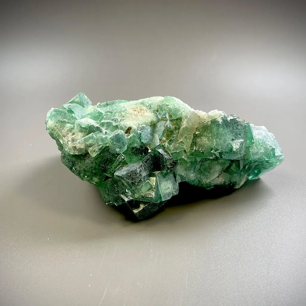 Large Raw Green Cubic Flourite Clusters 3