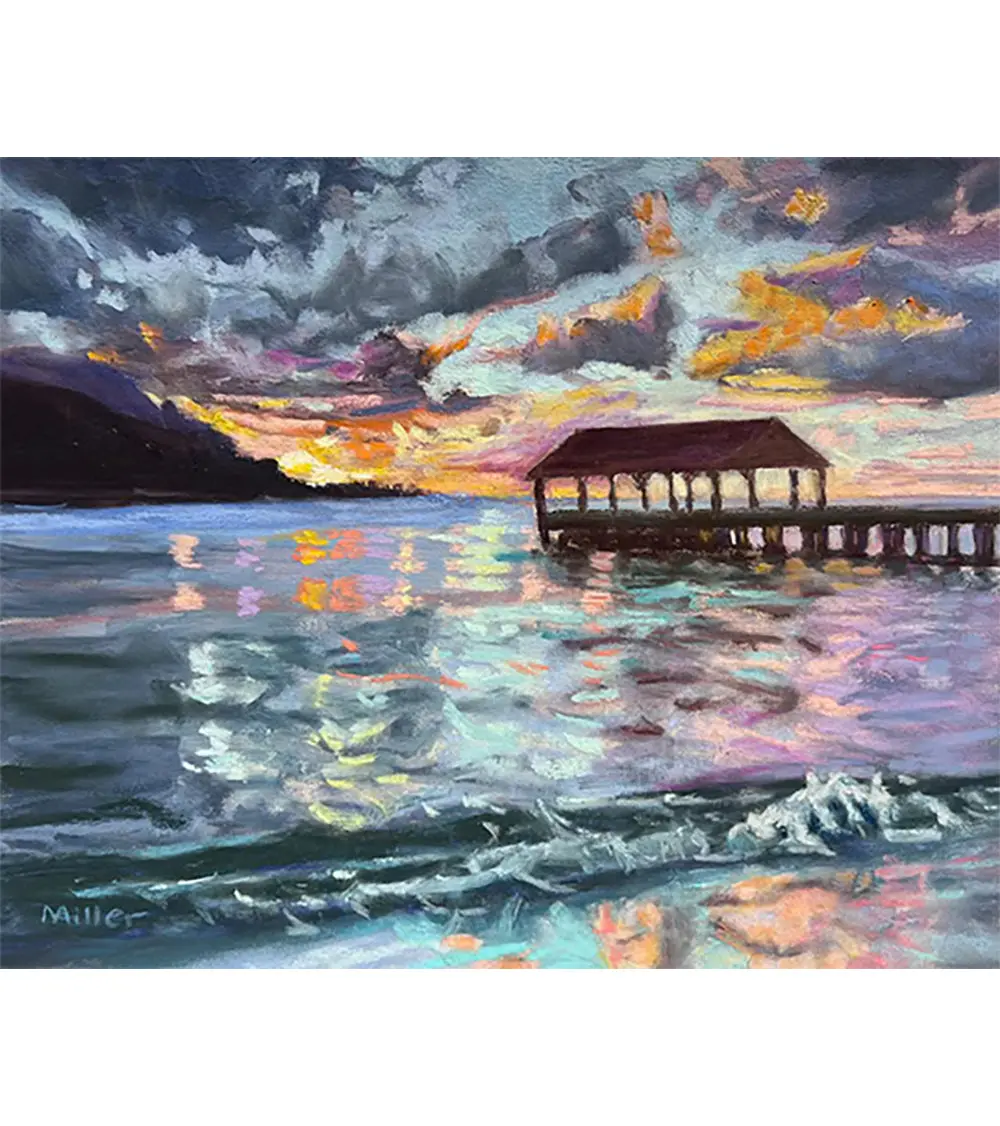Hanelei Bay Sunset By Laurie Miller 1
