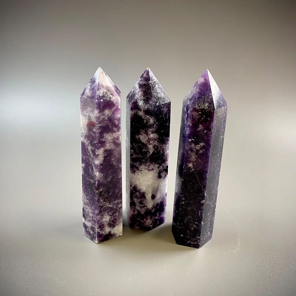 Lepidolite Crystal Tower – Stone Of Calm & Transition (Madagascar) 1