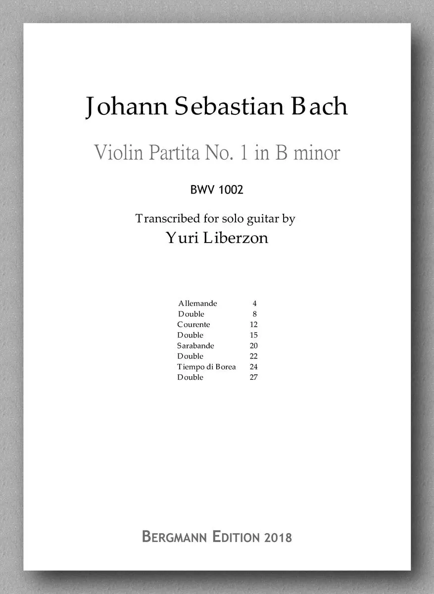 Bach-Liberzon, Partita No. 1, Bwv 1002 2