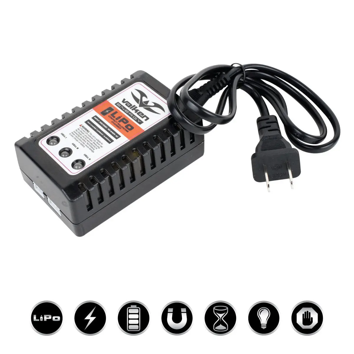 Valken 2-3 Cell Lipo Compact Balancing Smart Charger 1