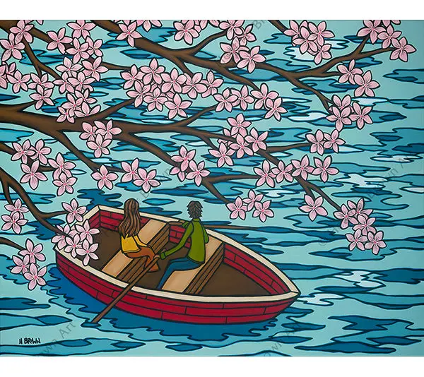 Love And Sakura By Heather Brown - Artist Proof 1