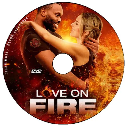 Love On Fire Dvd 2022 Uptv Movie Tegan Moss & Devon Alexander. 1