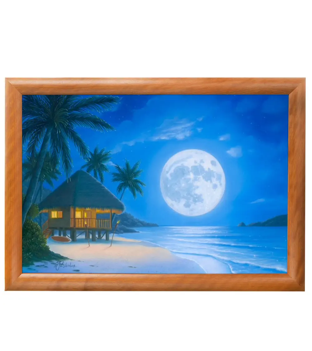 Original Painting: Lunar Beach By Michael Provenza 1