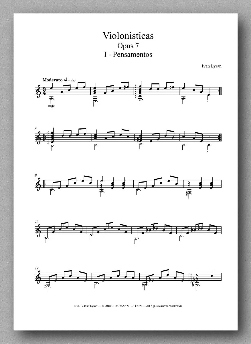 Lyran, Violonisticas Op. 7 2
