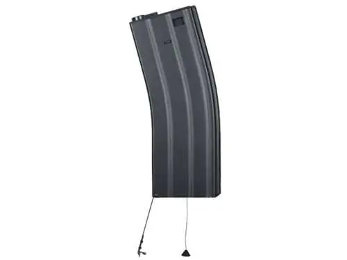 Echo1 370Rnds Zip Magazine (String Pulled) For M4-M16 Series Aeg In Metal-Black 1