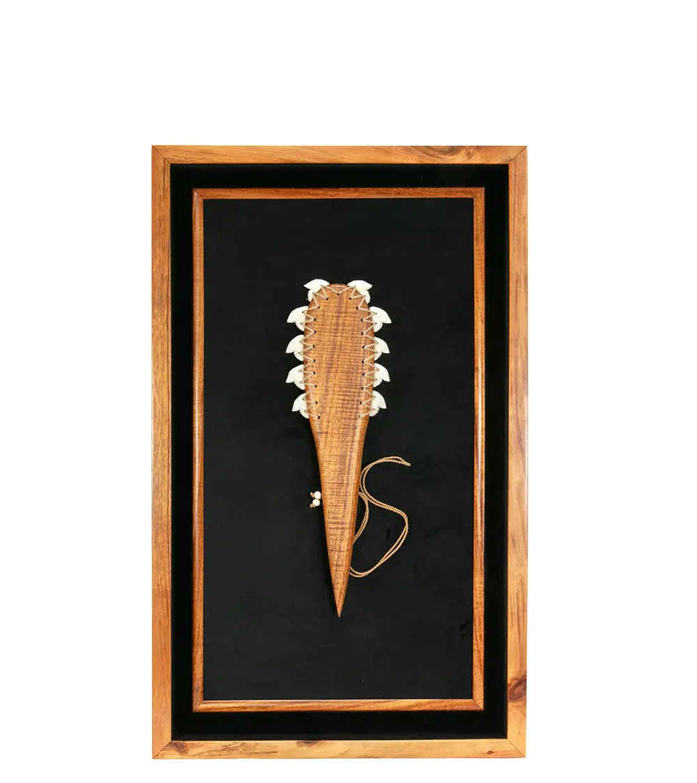 Hawaiian Weapon "Leiomano With Shark Teeth" By Manny Matto 1