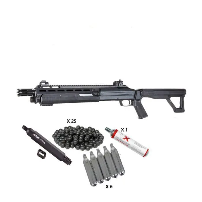 New - T4e Hdx Tx68 36 / 40 Joules - .68 Cal. Dual Powered 88G Co2 / 2X 12G Co2 Basic Home Defense Edition Up To 500Fps  Pump Action Shotgun Advanced Package!! 1