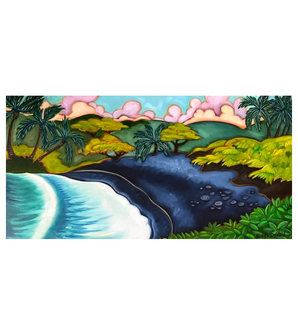 Black Sand Beach By Kim Mcdonald 1