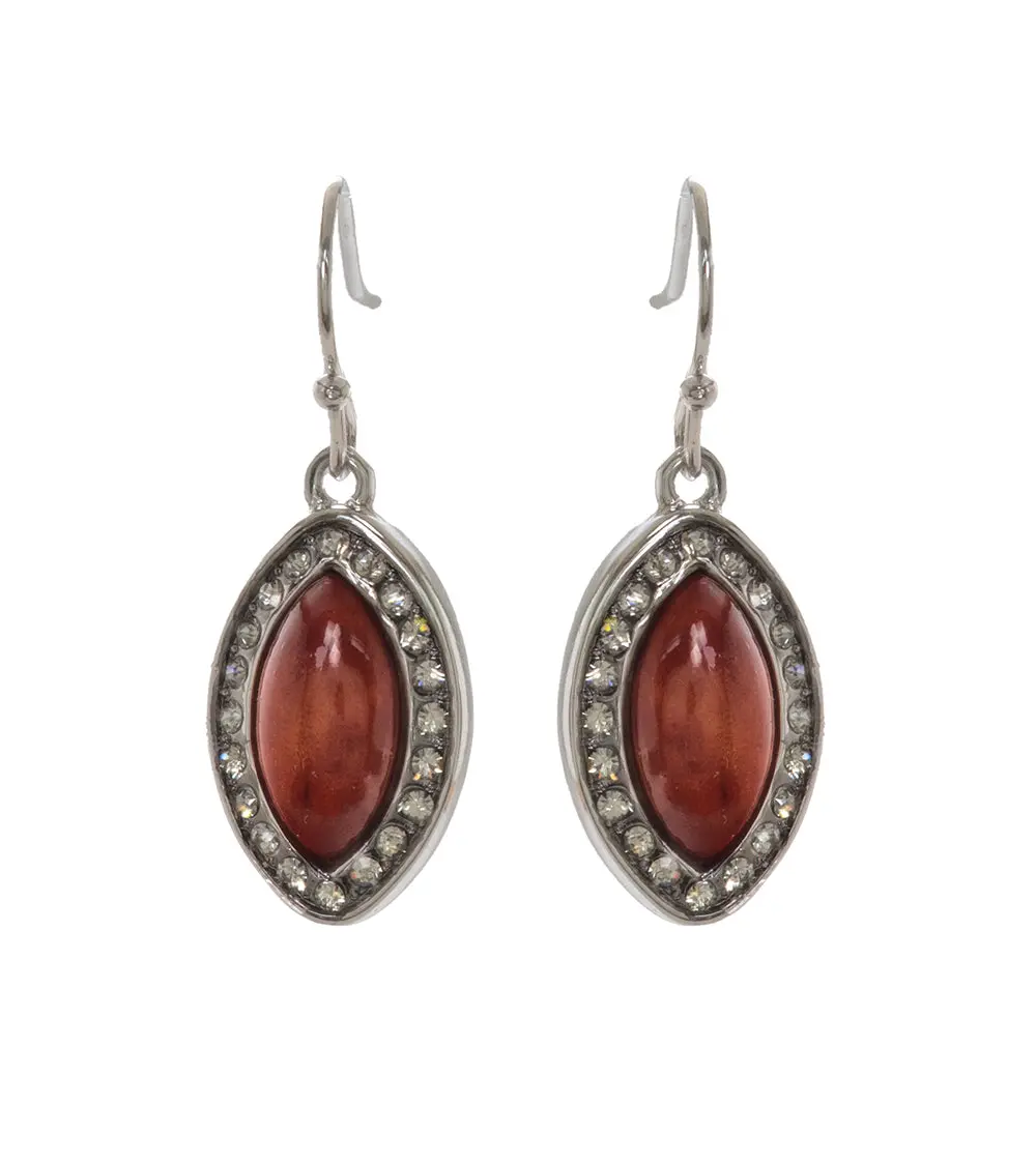 Koa Marquise Drop Earrings 1