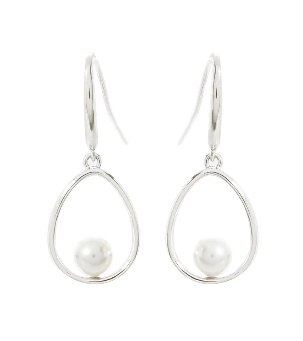"Pearl Teardrop"  Earrings 1