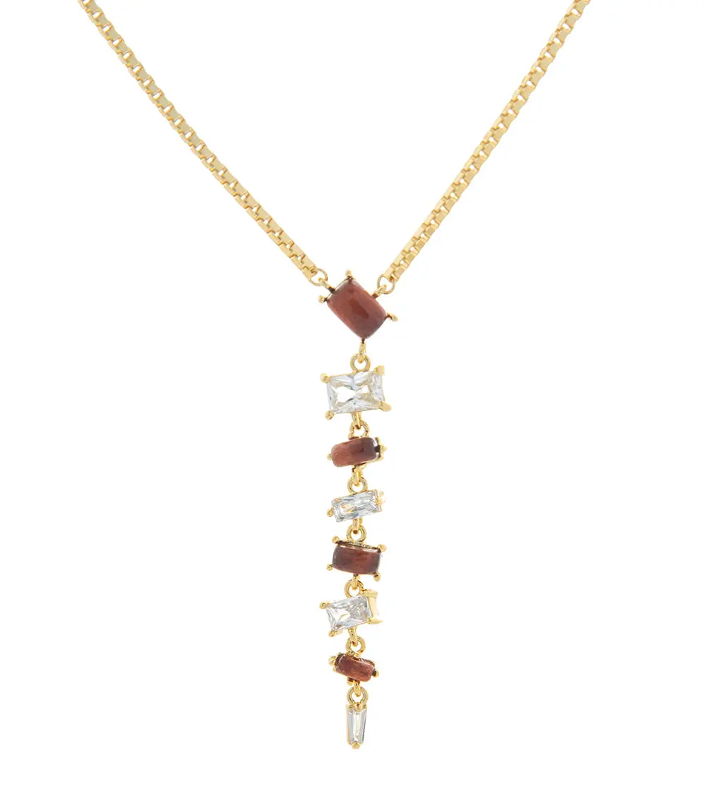 Koa Cz Gold Necklace Koa Fine Jewelry 1