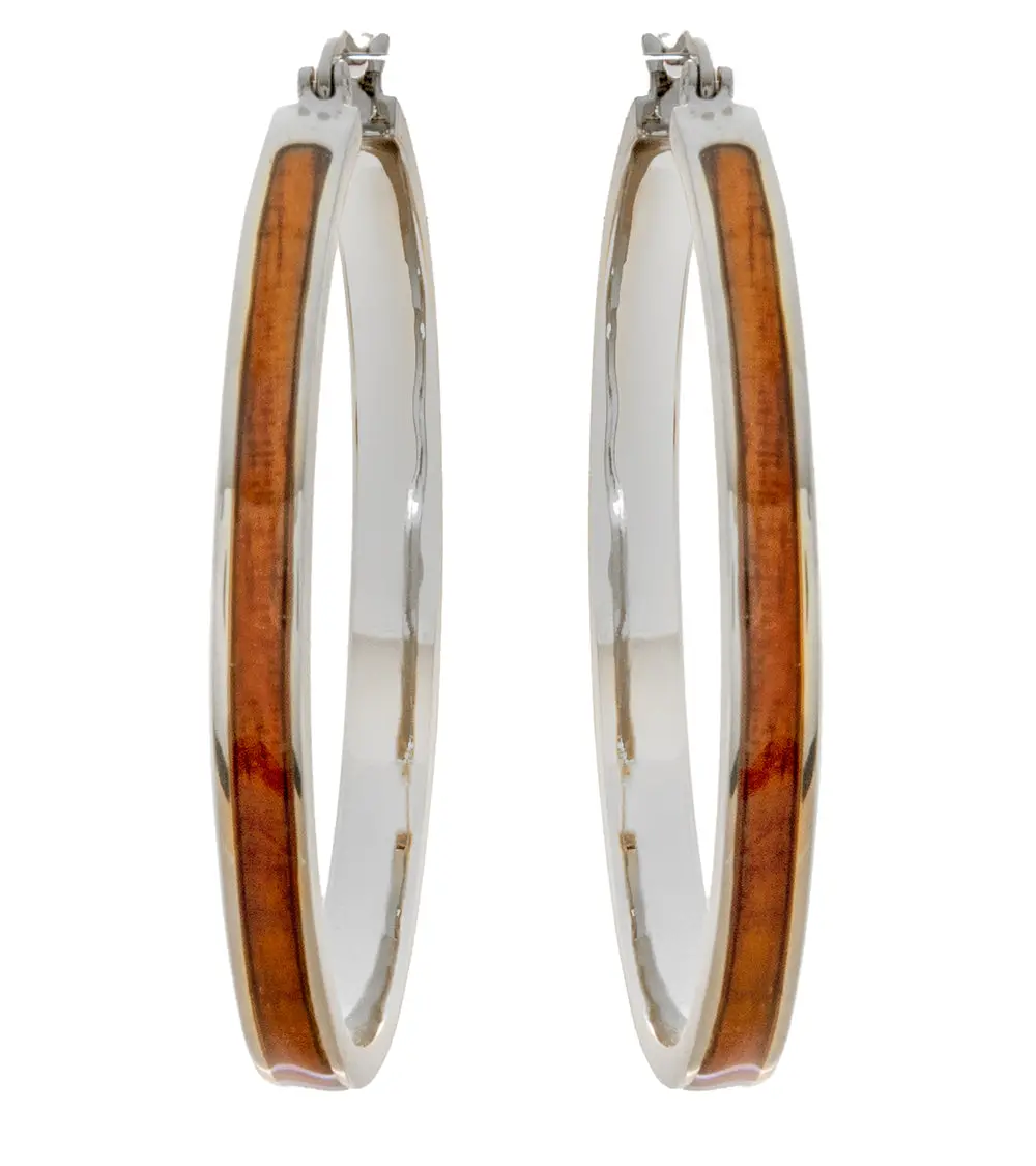 Koa Hoops Earrings 45Mm - Mjhc38265 1