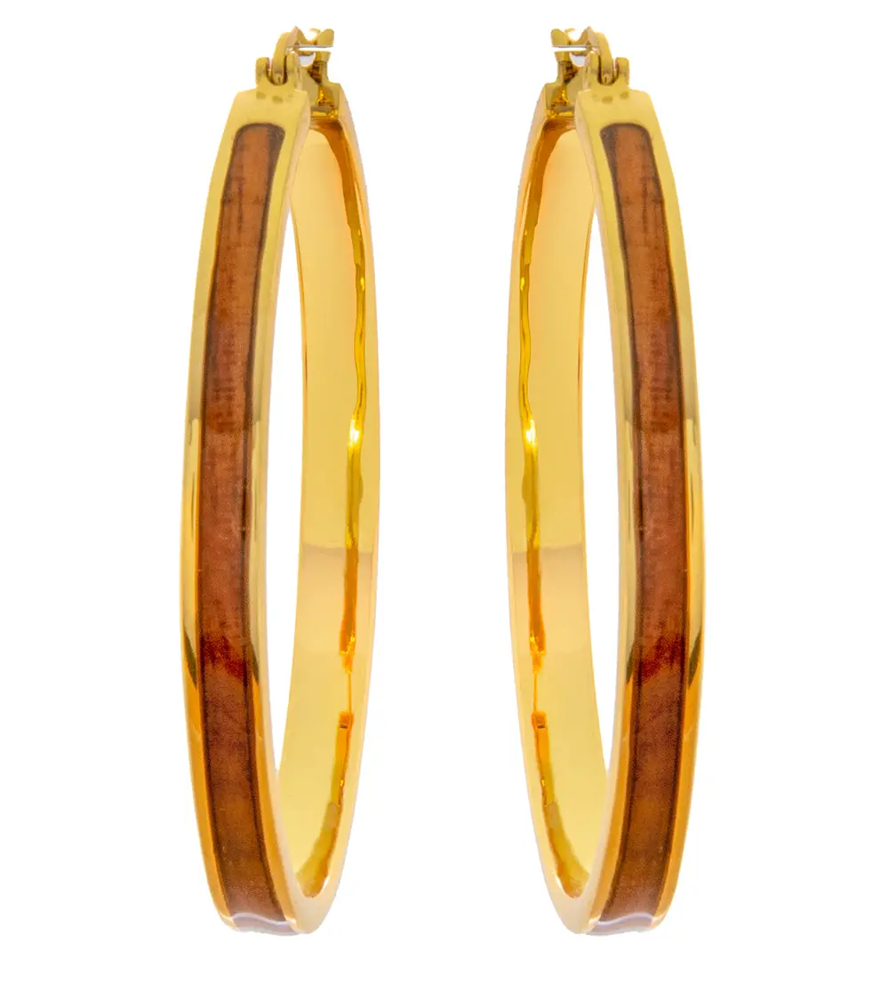 Koa Hoops Earrings 45Mm - Mjhc38266 1