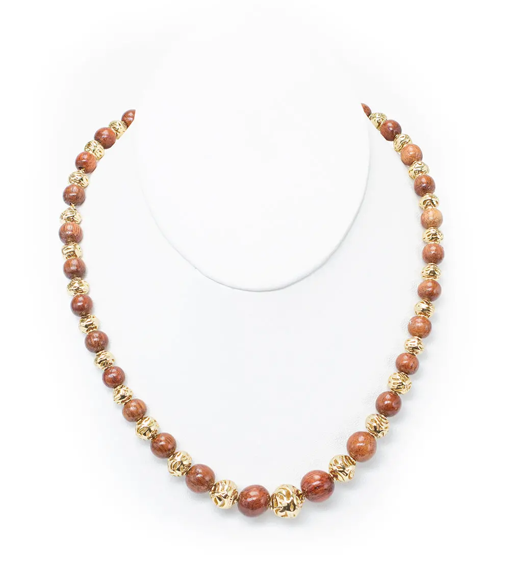 Maile Koa Pearl Necklace - Mjhc50947 1
