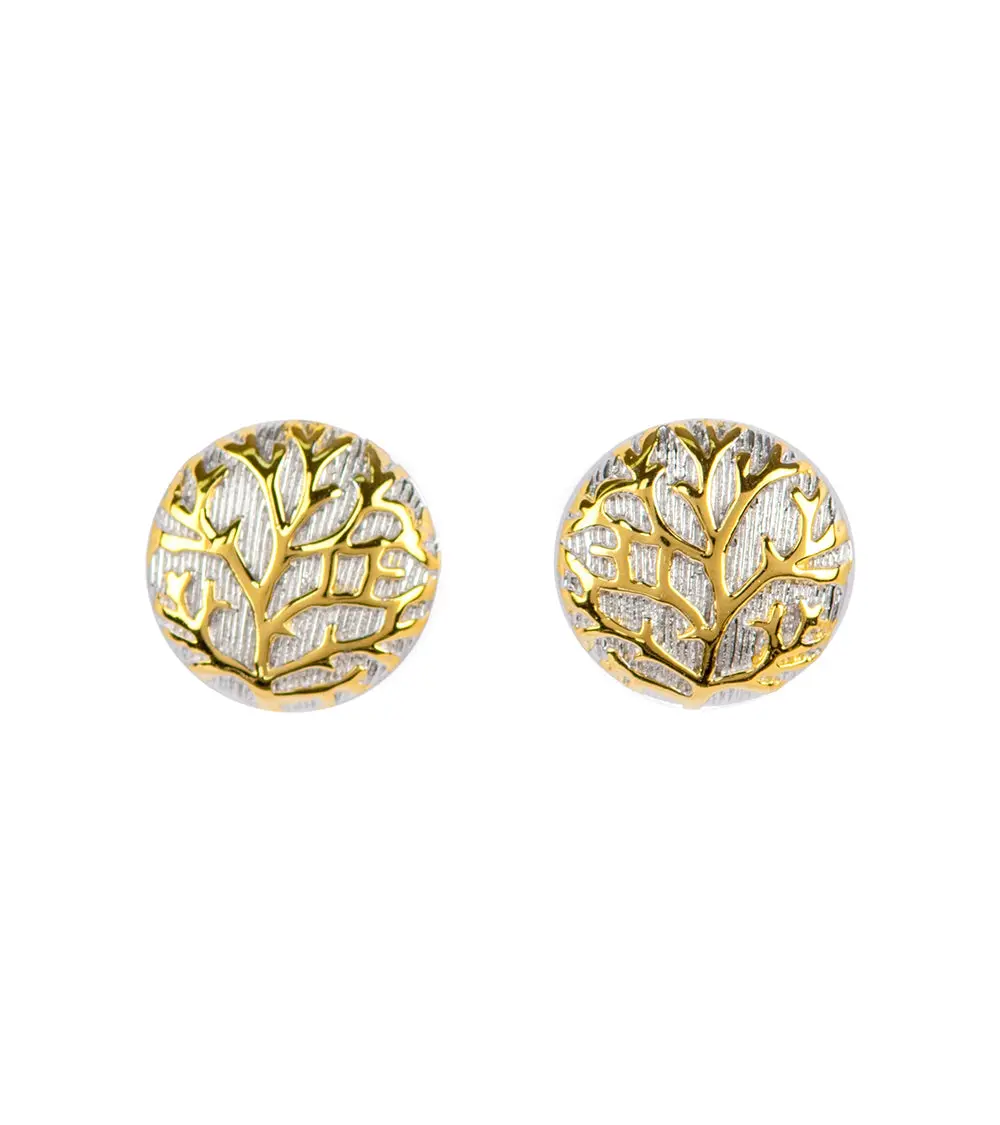 "Puna" Coral Reef Stud Earrings 1
