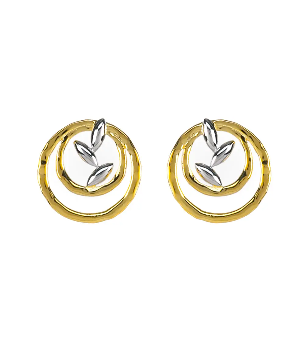 "Ola" Circle Of Life Stud Earrings 1