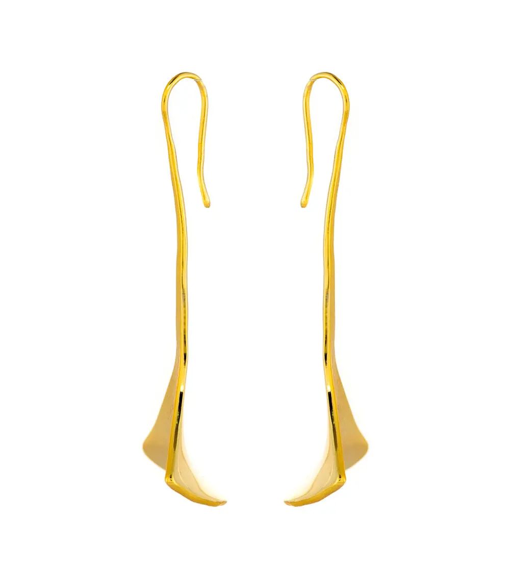 Fan Palm Fishhook Earrings 2