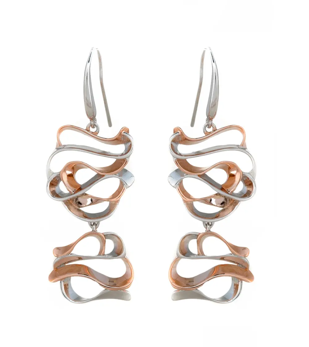 "Kilauea" Dangle Earrings 1