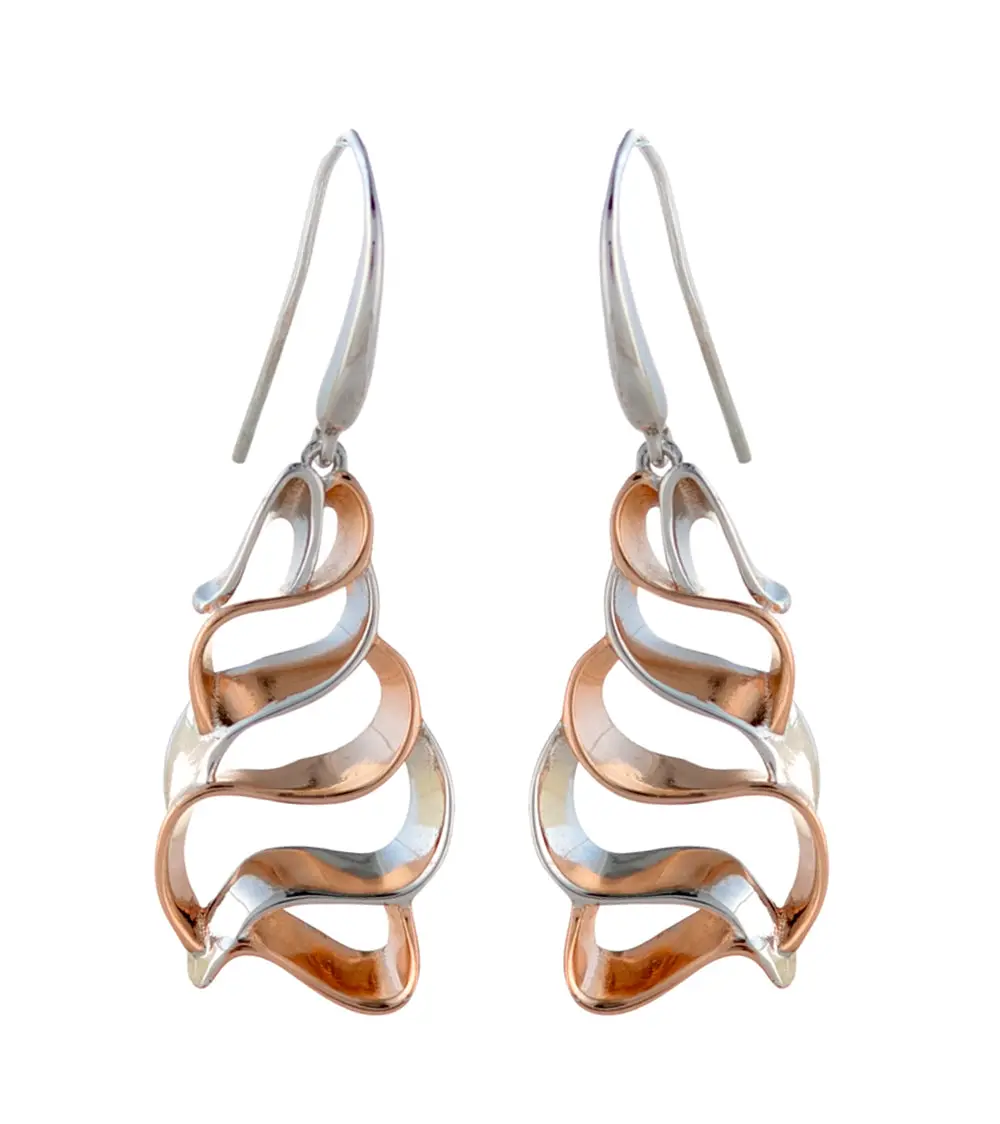 "Kilauea" Fishhook Earrings 1