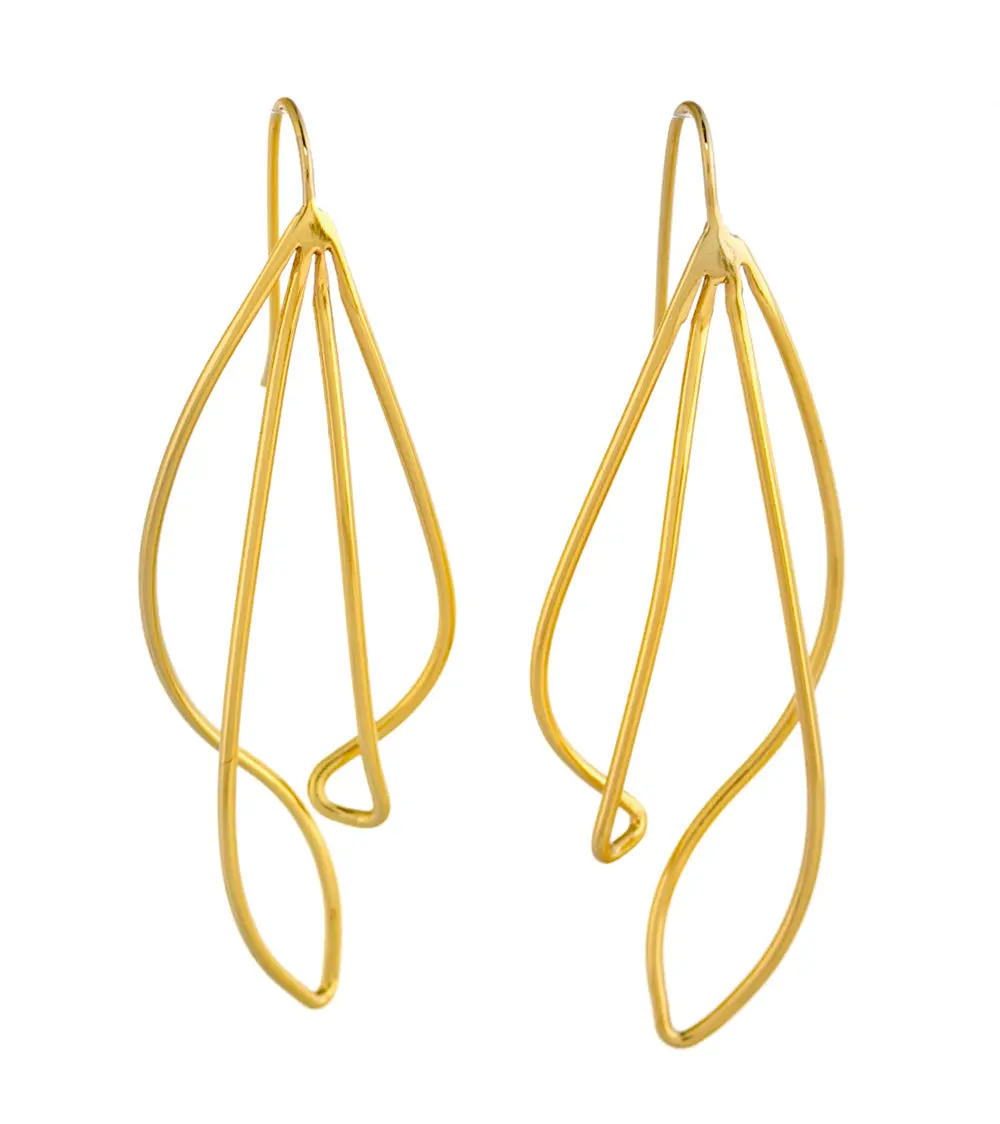Mauka Breeze Fishhook Earrings 1