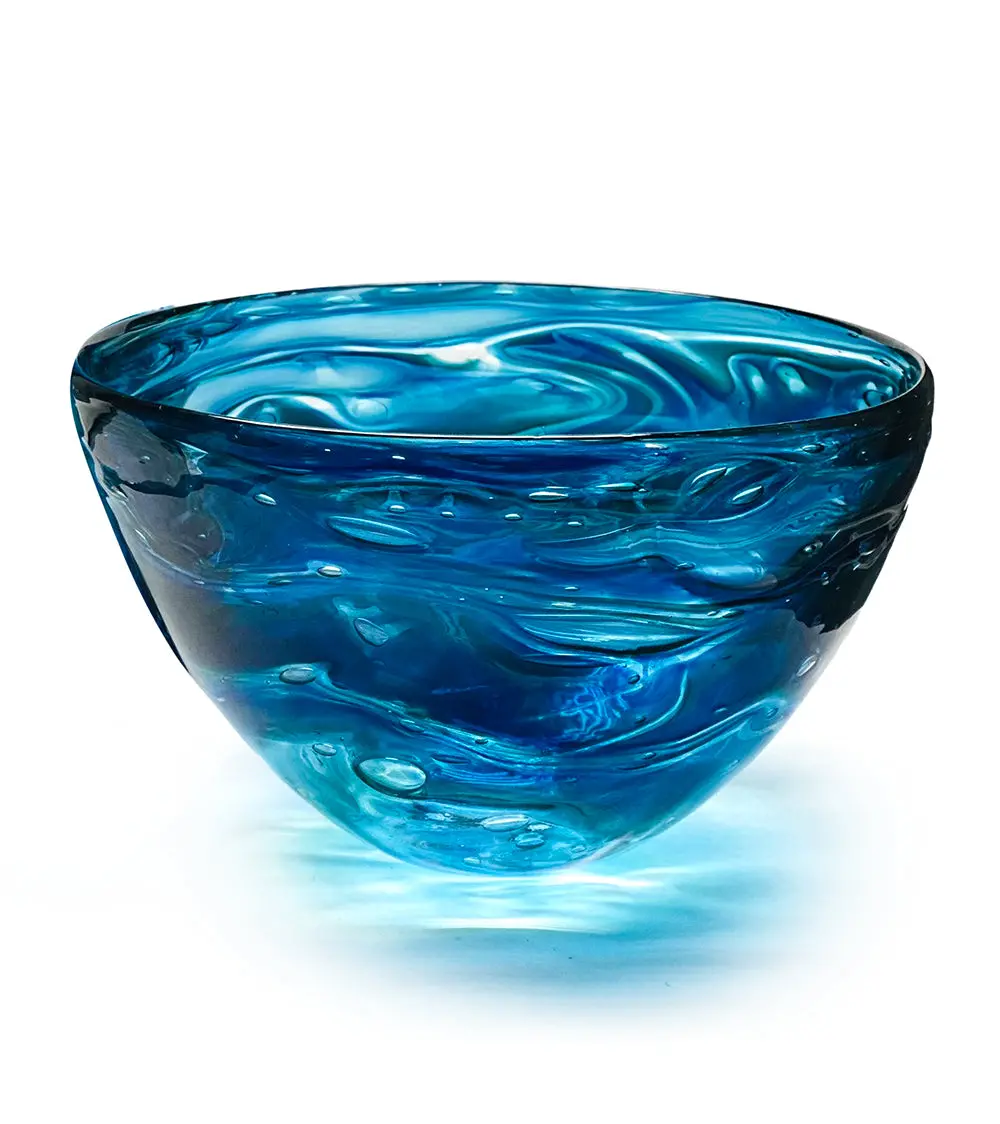 Glass Bowl "Kai" By Jonathan Swanz 1