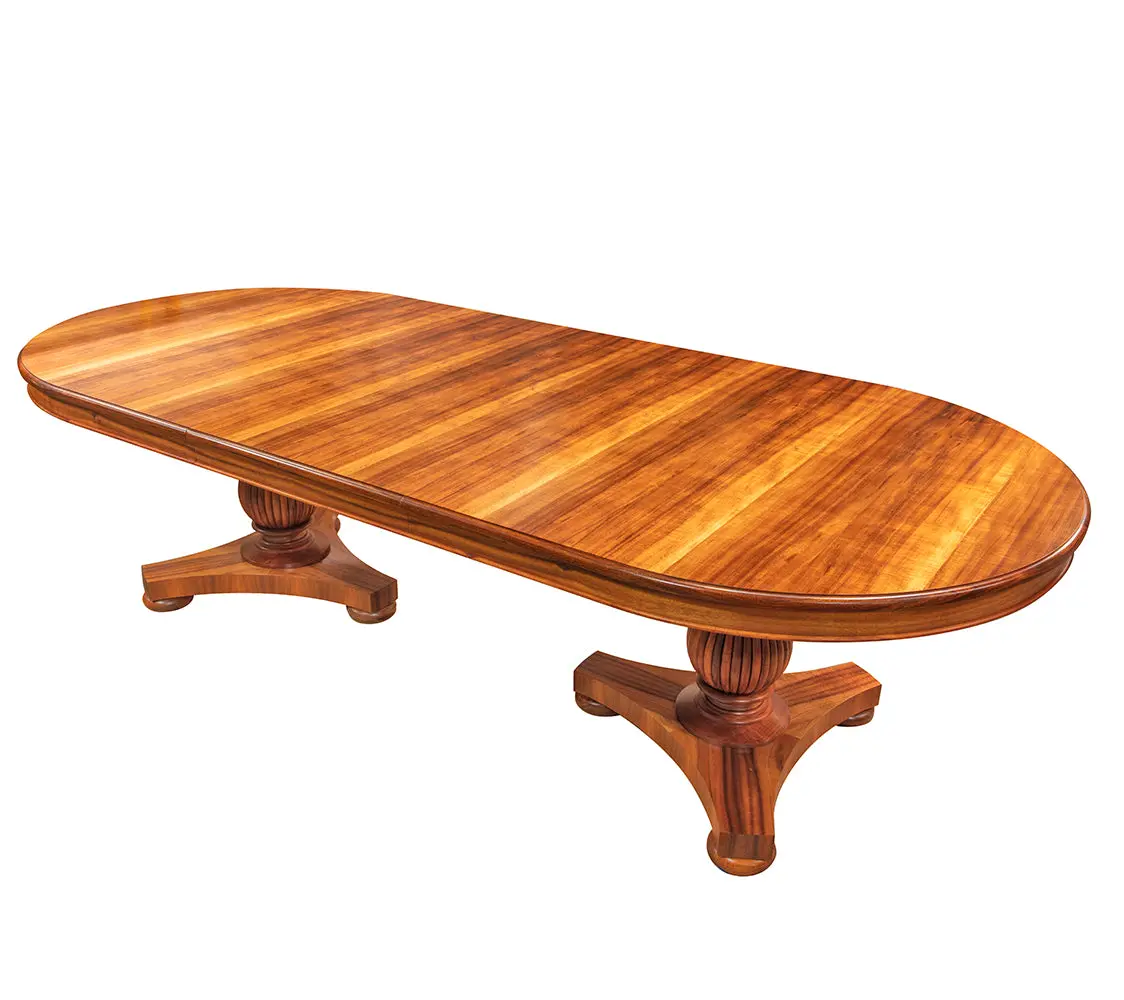 Martin Fluted Double Pedestal Dining Table 1